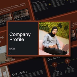 Free presentation company profile template