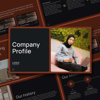 Free presentation   company profile template