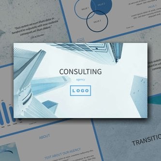 Free presentation  consulting agency template