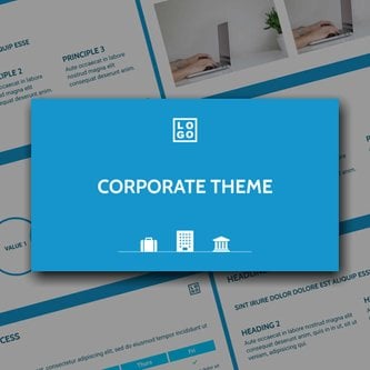 Free presentation  corporate template