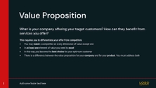 Free presentation   dark sales pitch template