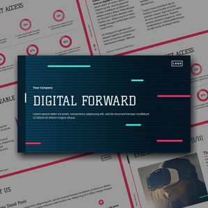 Free presentation digital business template