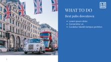 Free presentation  explore london template