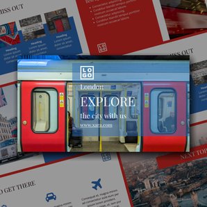 Free presentation explore london template