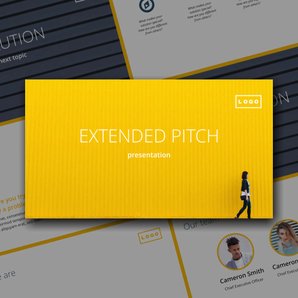 Free presentation extended pitch template