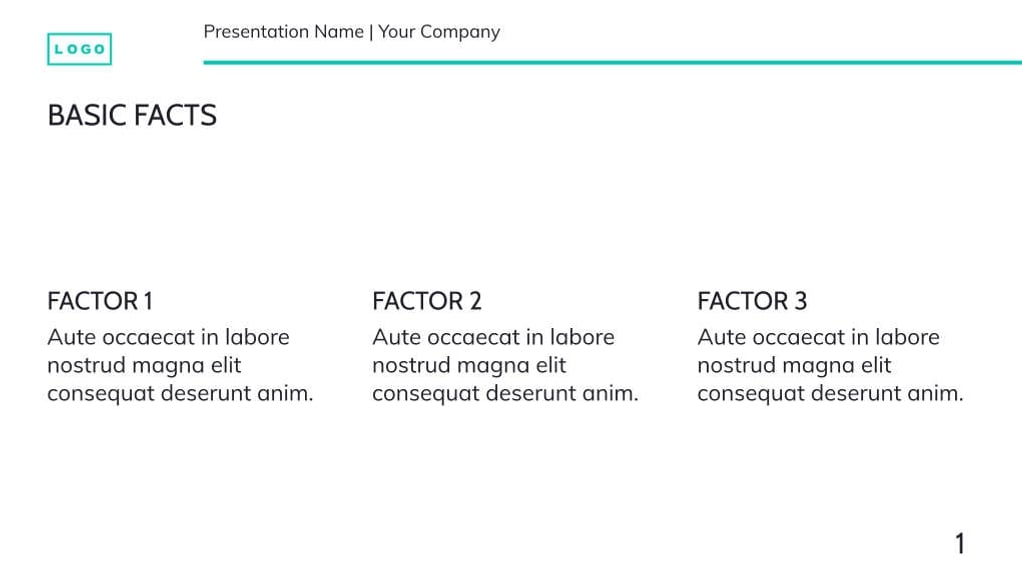 Free presentation  goal setting template