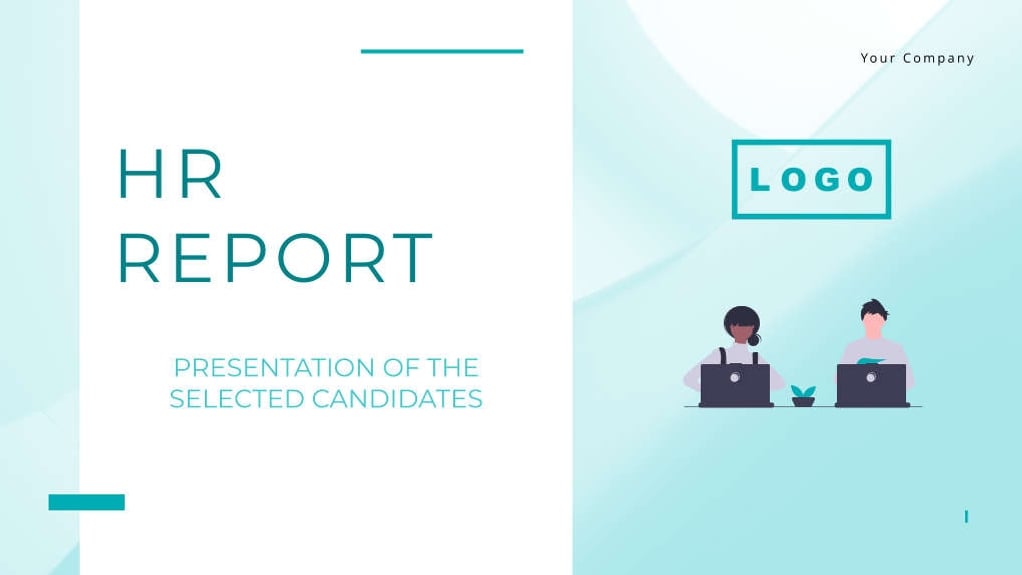 Free presentation  hr report template