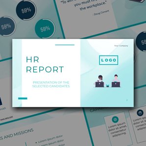 Free presentation  hr report template