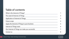 Free presentation   iot consulting template