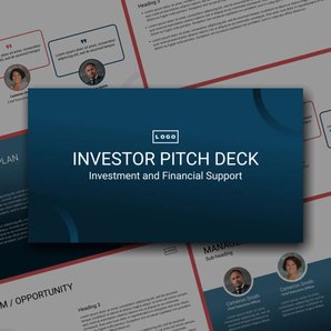Free presentation investor pitch deck template