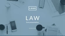 Free presentation  law firm template