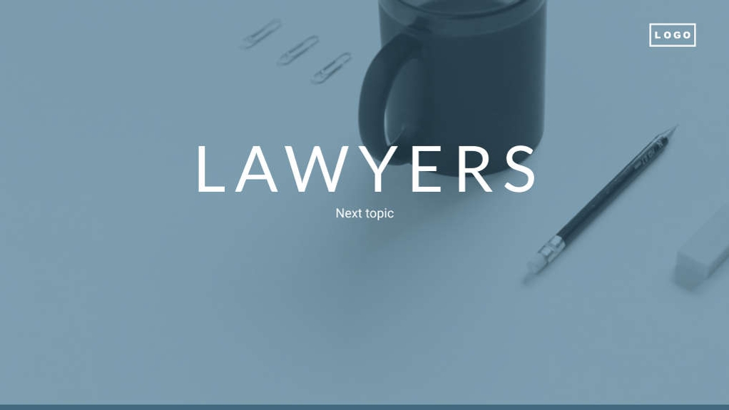 Free presentation  law firm template