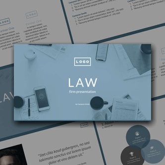 Free presentation  law firm template