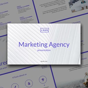 Free presentation marketing agency template