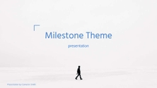 Free presentation  milestone template