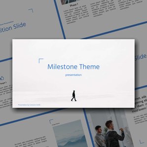 Free presentation  milestone template