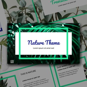 Free presentation nature template