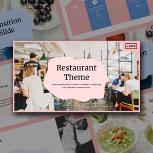 Free presentation restaurant template
