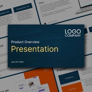 Free presentation   sales product overview template