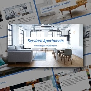 Free presentation serviced apartments template