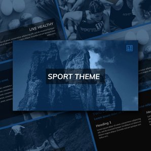 Free presentation sport template