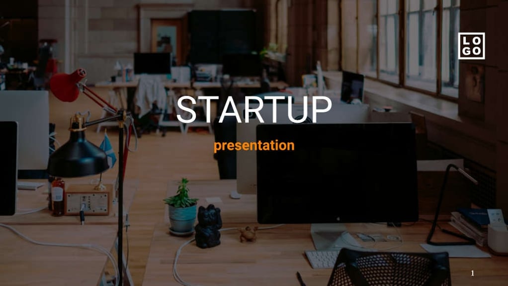 Free presentation  startup template