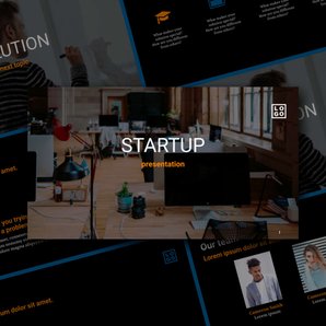 Free presentation  startup template