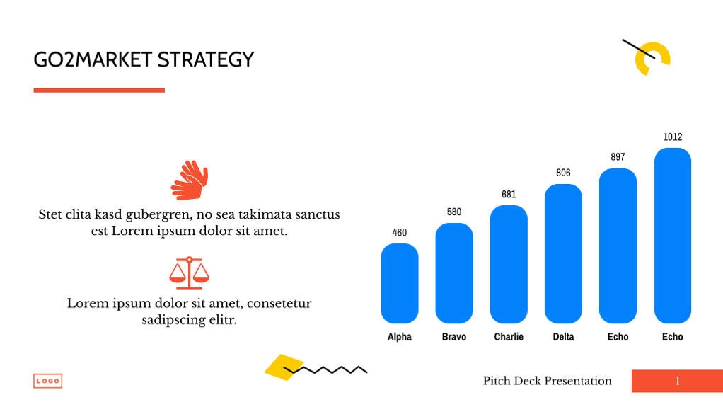 Free presentation  startup pitch deck template