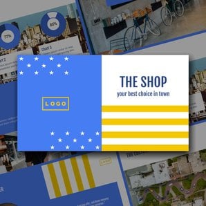 Free presentation  the shop template