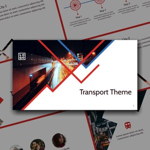 Free presentation  transport template