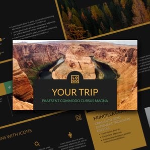 Free presentation  trip template