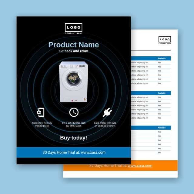 Product Sheet Templates for Sales Teams | Free & On-Brand – Xara