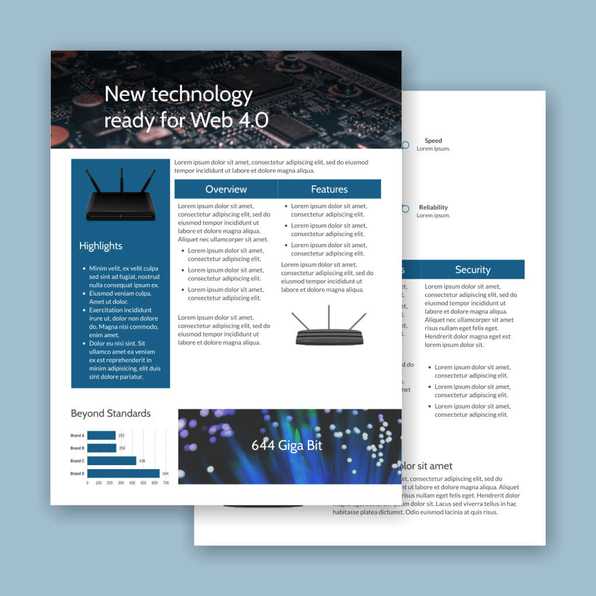 Product Sheet Templates for Sales Teams | Free & On-Brand – Xara