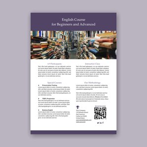 Free product sheet template