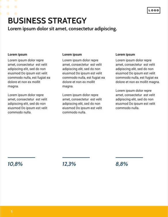 Free proposal  modern template