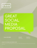 Free proposal  social media strategy template