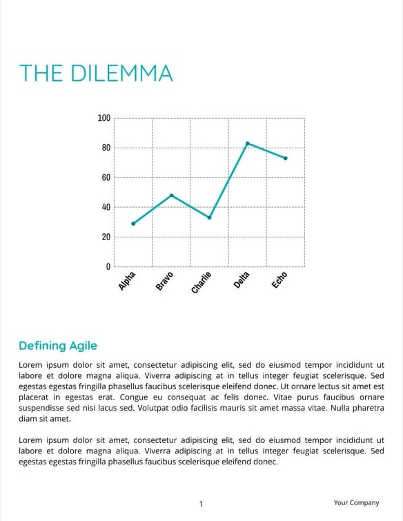 Free report – agility template