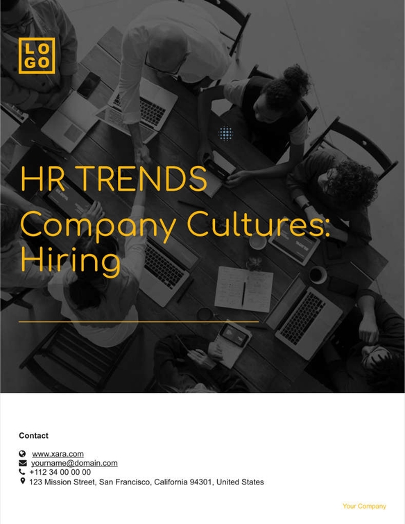 Free report – hr trends template