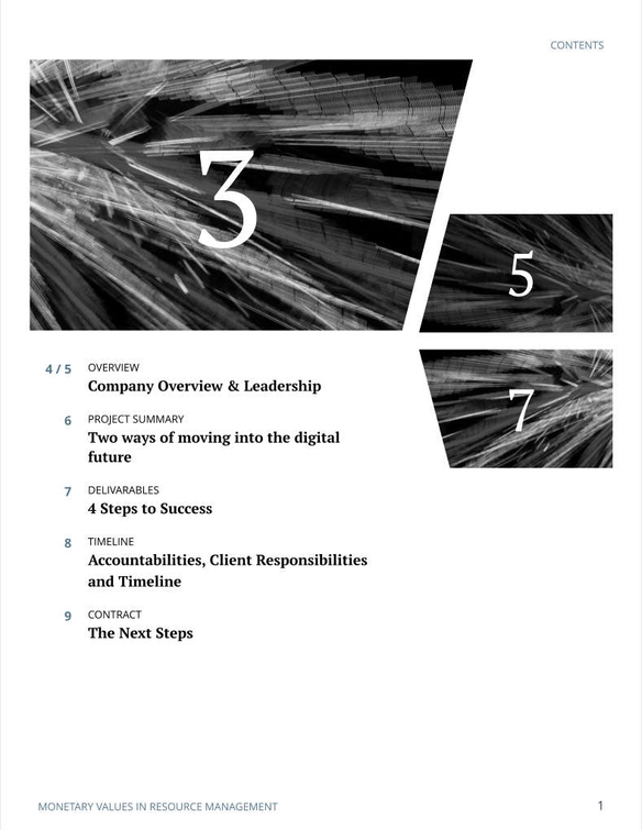 Free report – resource management template