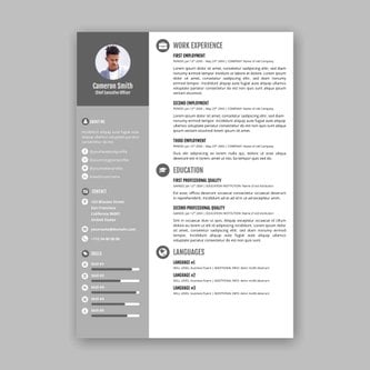 Free resume template