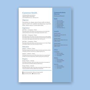 Free resume template