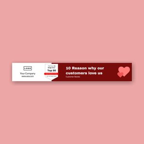 Free signature banner template
