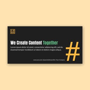 Free twitter template