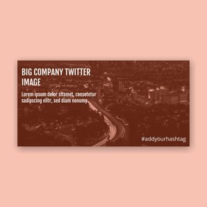 Free twitter template