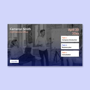 Free virtual background template