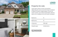 Free real estate – brochure – company template