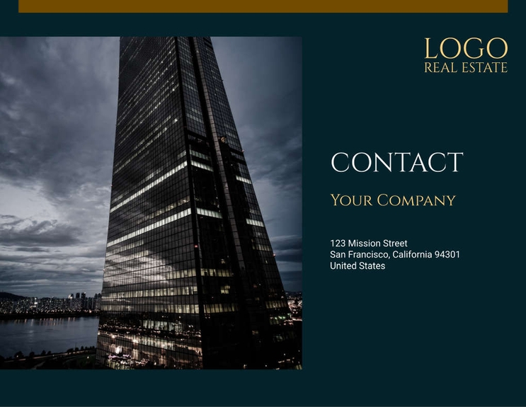 Free real estate – brochure – luxury template