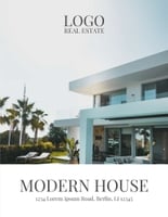 Free real estate – brochure – modern house template