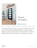 Free real estate – brochure – modern house template