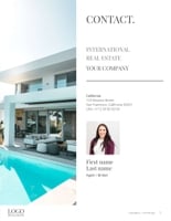 Free real estate – brochure – modern house template